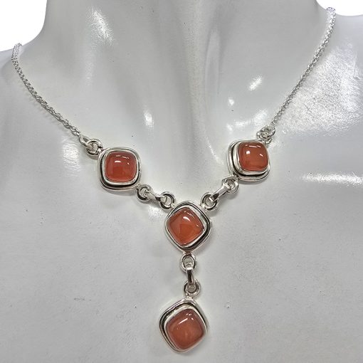 Red Onyx 4-Element Necklace - Image 2