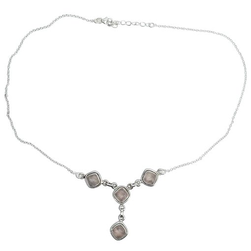 Rose Quartz 4-Element Necklace - Image 4