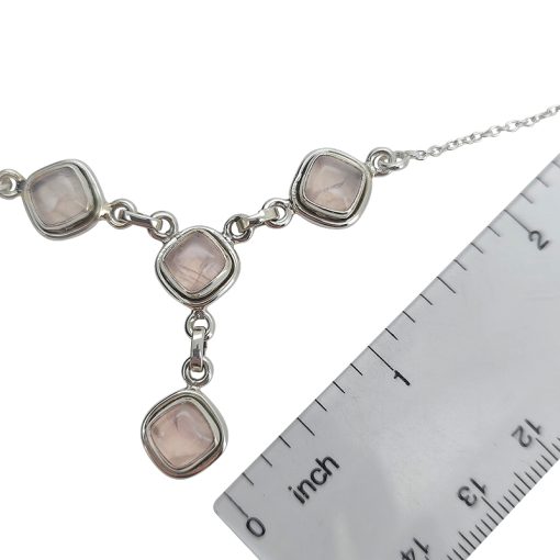 Rose Quartz 4-Element Necklace - Image 3