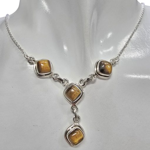 Tiger's Eye Sterling Silver Necklace - Image 2