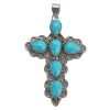Howlite Sterling Silver Cross