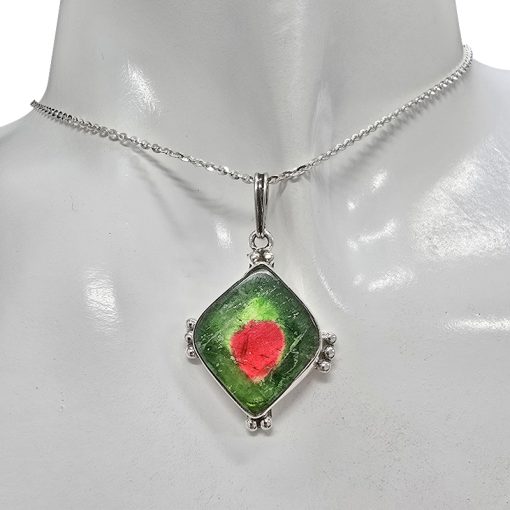 Tourmaline Sterling Silver Pendant - Image 2