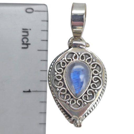 Labradorite Locket / Poison Box Pendant - Image 3