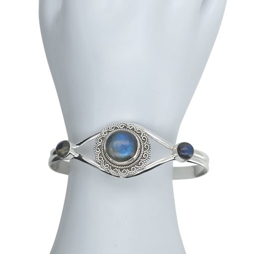 Labradorite Sterling Silver Cuff Bracelet - Image 2