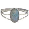 Labradorite Sterling Silver Cuff Bracelet