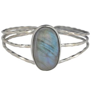 Labradorite Sterling Silver Cuff Bracelet