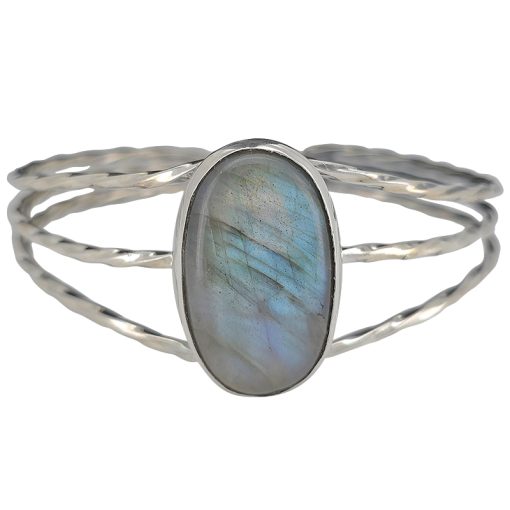 Labradorite Sterling Silver Cuff Bracelet