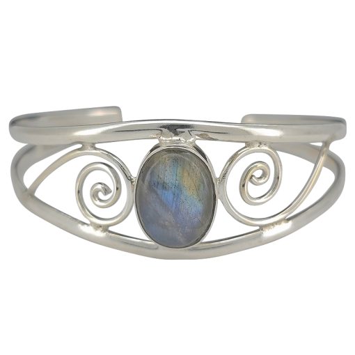 Multi Color Amber Sterling Silver Link Bracelet