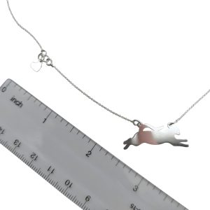 Sterling Silver Cat Necklace