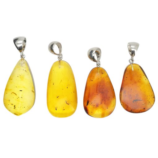 Baltic Amber Pendant With Insects - Image 2