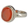 Red Onyx Sterling Silver Ring