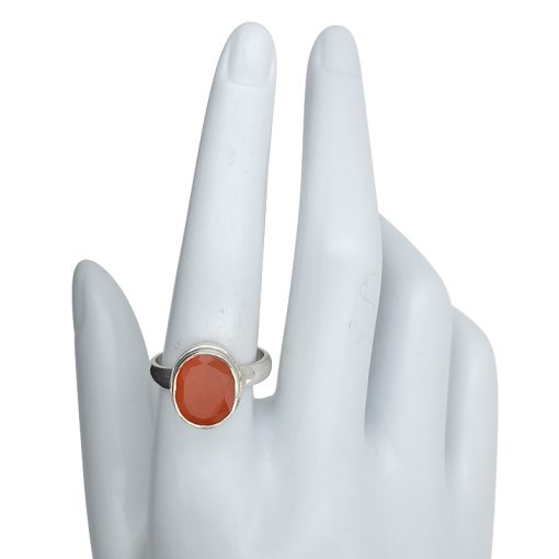 Red Onyx Sterling Silver Ring - Image 3