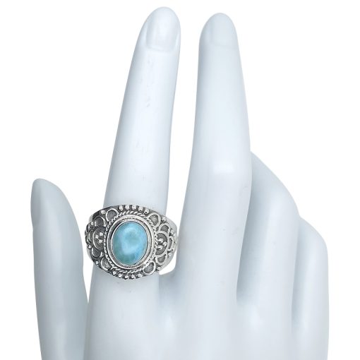 Larimar Sterling Silver Ring - Image 3