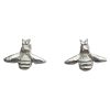 Sterling Silver Bee Stud Earrings