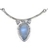 Moonstone Sterling Silver Handmade Necklace