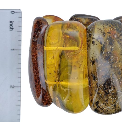 Natural Amber Stretch Bracelet