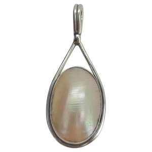 Pearl Sterling Silver Handmade Pendant