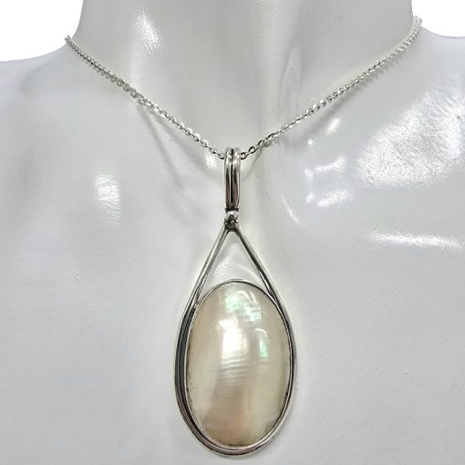 Pearl Sterling Silver Handmade Pendant - Image 2