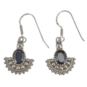 Moonstone Sterling Silver Earrings On Hooks
