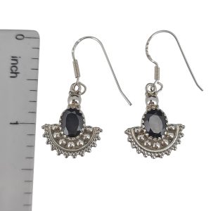 Moonstone Sterling Silver Earrings On Hooks