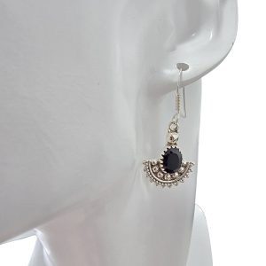 Moonstone Sterling Silver Earrings On Hooks