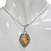 Tiger Eye Sterling Silver Necklace