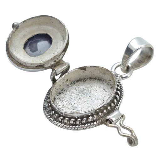 Labradorite Sterling Silver Locket Pendant - Image 4