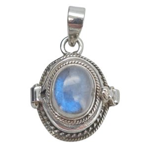 Labradorite Sterling Silver Locket Pendant