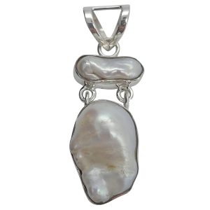 Pearl Sterling Silver Handmade Pendant