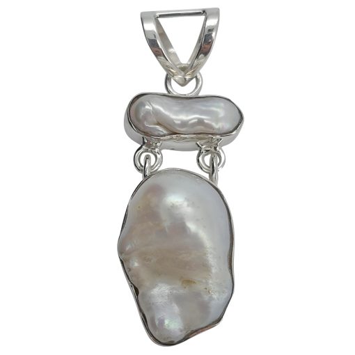 Pearl Sterling Silver Handmade Pendant