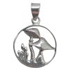 Sterling Silver Mushroom Pendant
