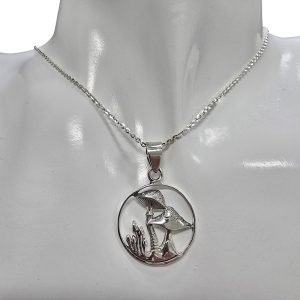 Alternative view of Sterling Silver Mushroom Pendant