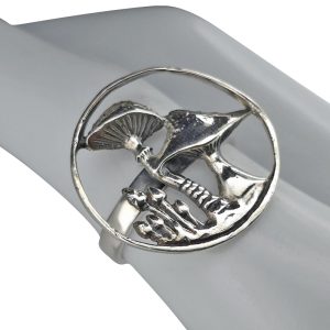 Alternative view of Sterling Silver Mushrooms Ring