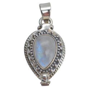 Moonstone Stering Silver Locket Pendant
