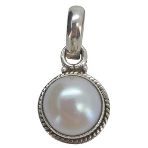 Pearl Sterling Silver Pendant