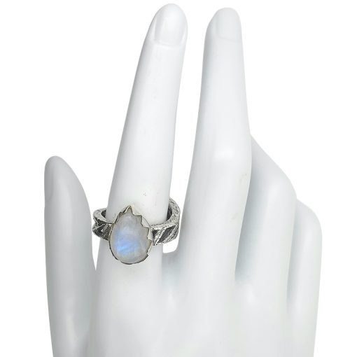 Moonstone Sterling Silver Ring - Image 3