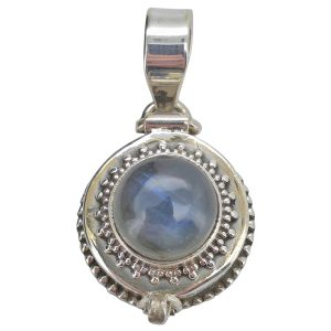 Labradorite Sterling Silver Locket Pendant