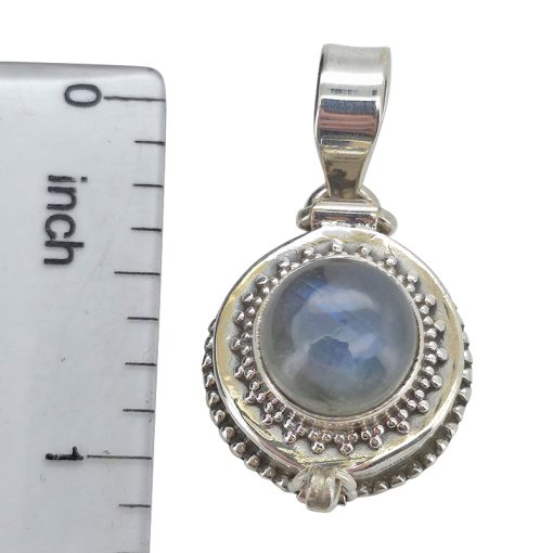 Labradorite Sterling Silver Locket Pendant - Image 3