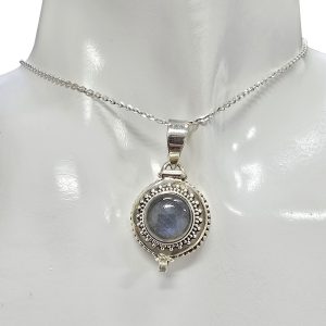 Labradorite Sterling Silver Locket Pendant