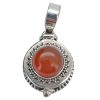 Red Onyx Sterling Silver Locket Pendant
