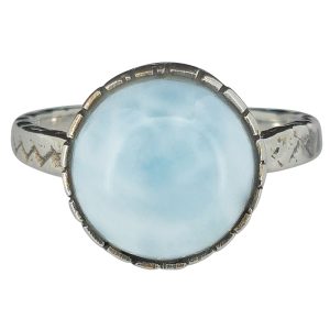 Larimar Sterling Silver Ring