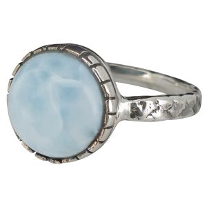 Larimar Sterling Silver Ring