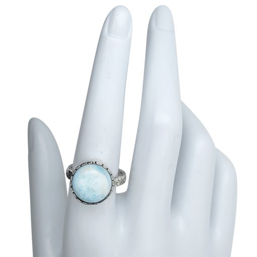 Larimar Sterling Silver Ring - Image 3
