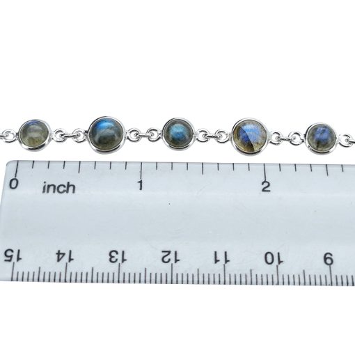 Labradorite Sterling Silver Link Bracelet - Image 3