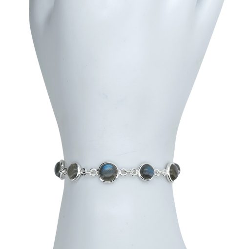 Labradorite Sterling Silver Link Bracelet - Image 2
