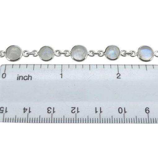 Moonstone Sterling Silver Link Bracelet - Image 3