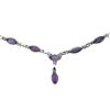 Amethyst Sterling Silver Necklace