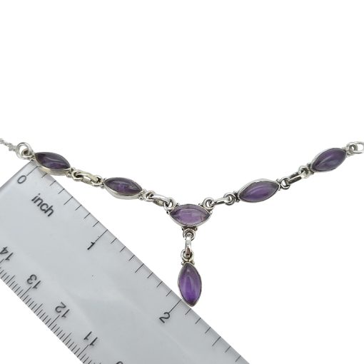 Amethyst Sterling Silver Necklace - Image 3