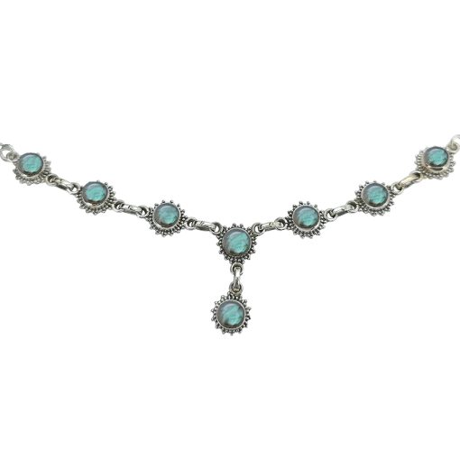 Labradorite Sterling Silver Necklace