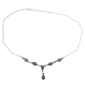 Labradorite Sterling Silver Necklace